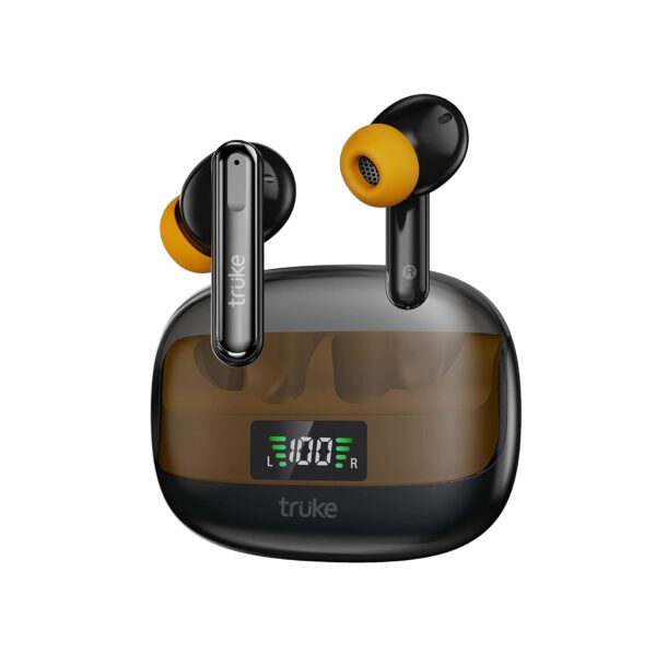 truke Newly Launched Buds Vibe True Wireless in Ear Earbuds (Yellow) - Refurbished