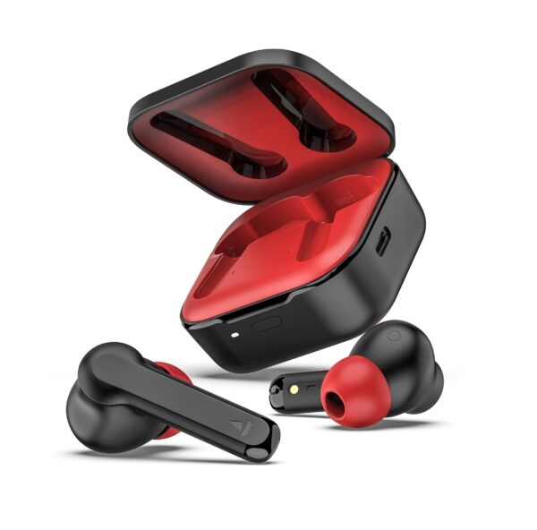 boAt Airdopes 458 TWS Wireless Earbuds with Spatial Bionic Sound,Touch Control(Active Black)