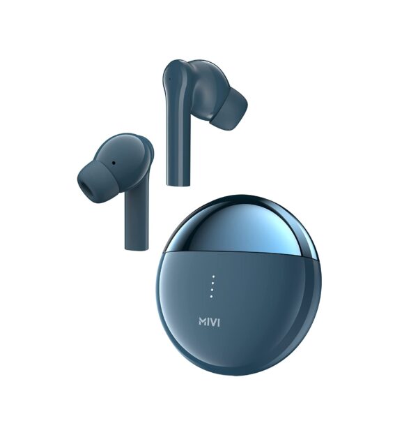 Mivi DuoPods A650 True Wireless in Ear Earbuds with Quad Mic ENC (Midnight Blue) Refurbished