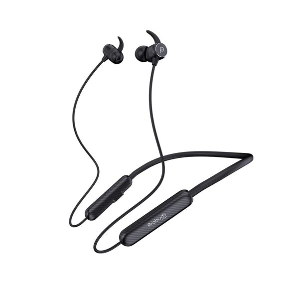Probuds N31 BT in-Ear Neckband (Panther Black, 45+ hrs Playtime, ENC, Fast Charge (10min = 12hrs)
