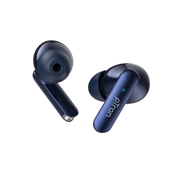 pTron Bassbuds Duo in Ear Earbuds with 32Hrs Total Playtime (Blue)