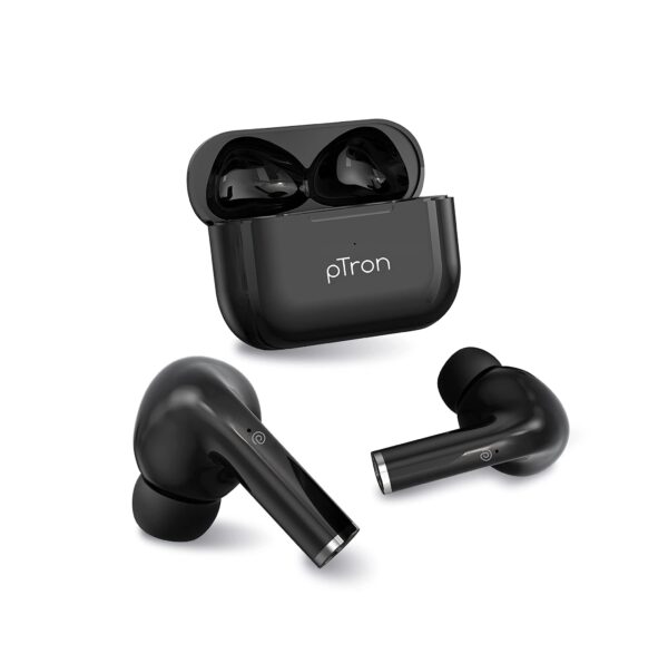PTron Newly Launched Bassbuds Neo TWS Earbuds (Black) Refurbished