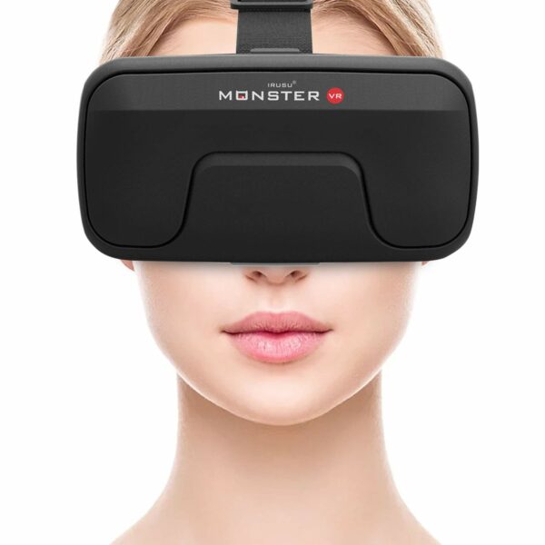 Irusu Monster vr Headset with in Built Touch Button for vr Supported mobiles