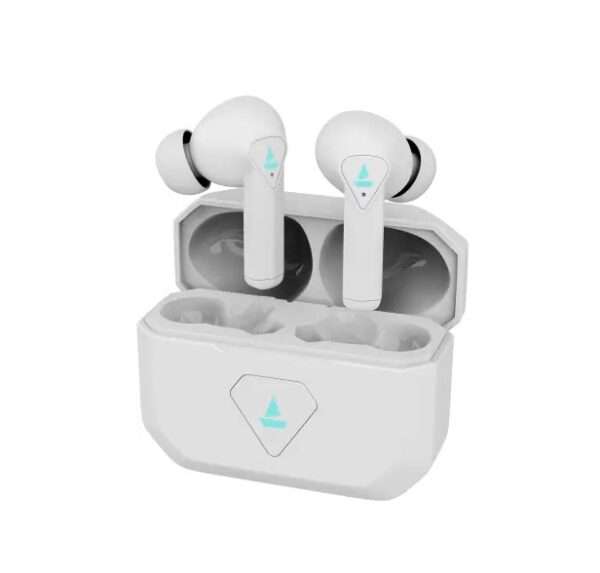 boAt Immortal 150 with Low Latency(40ms) (White Sabre, True Wireless)