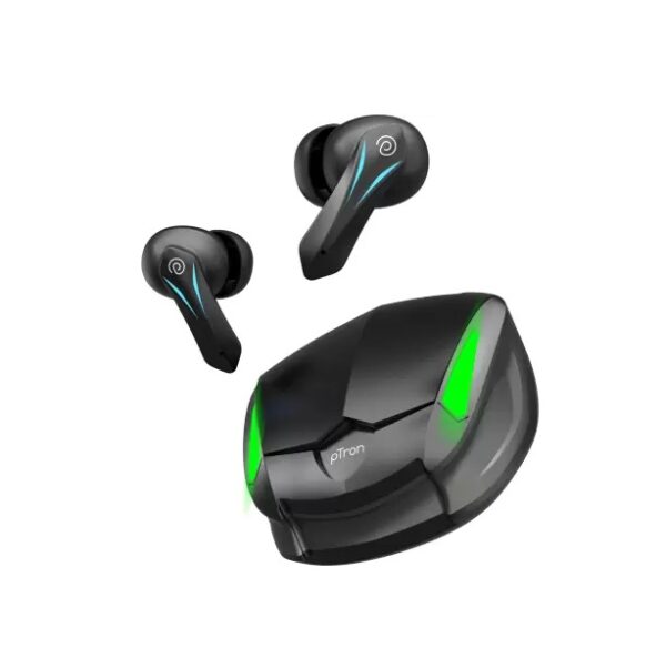PTron Basspods Flare - TWS Bluetooth Headset  (Black, In the Ear) Refurbished