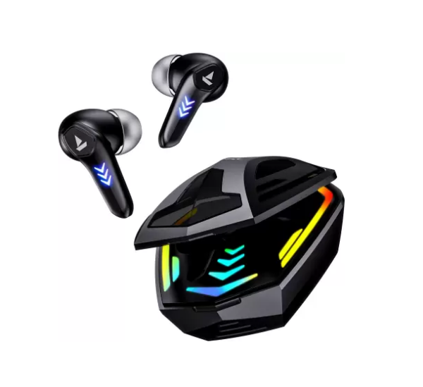 boAt Immortal 131 with Beast Mode, 40 Hours Playback and ENx Tech Bluetooth Headset  (Black, True Wireless)