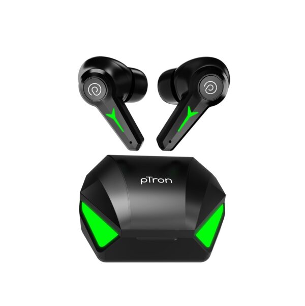 PTron Newly Launched PlayBuds 2 TruTalk AI-ENC HD Calls in-Ear TWS Earbuds (Black) - Refurbished