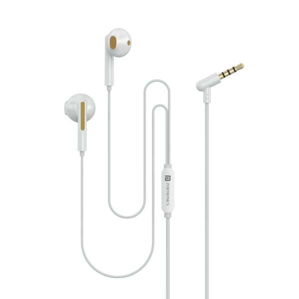 Portronics Conch 110 in Ear Wired Earphones (Yellow)