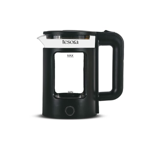 Tesora Electric Glass Kettle 1.5L (Black)