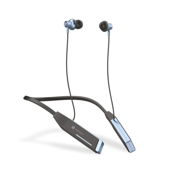Portronics Harmonics Z2 Wireless Bluetooth 5.2 Headset (Sky Blue)