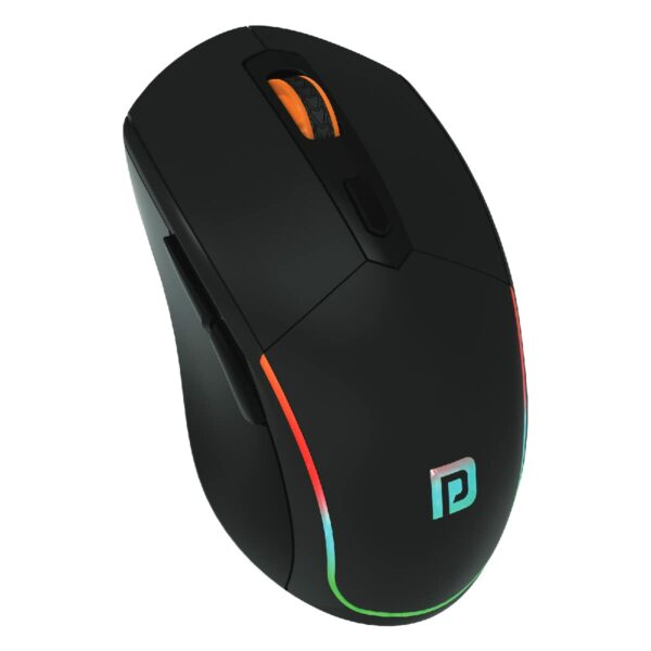 Portronics Toad One Wireless 2.4GHz & Bluetooth Connectivity Optical Mouse (Black)