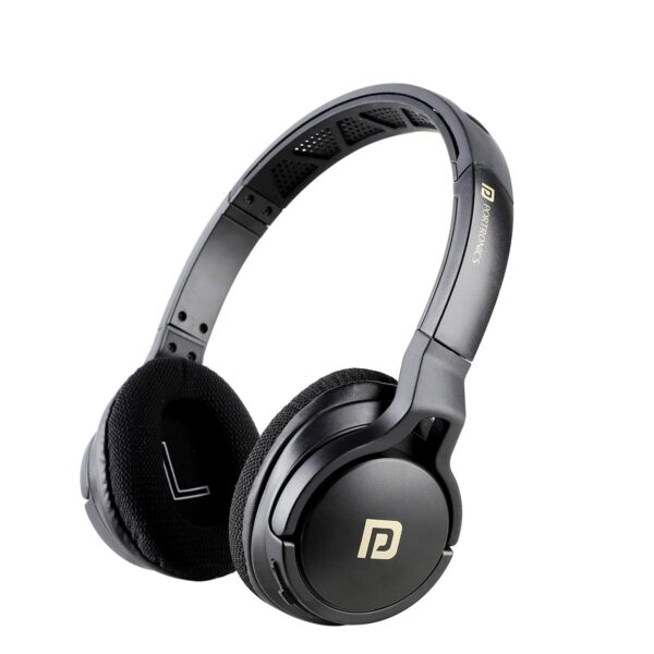 Portronics Muffs M1 Wireless Bluetooth Over Ear Headphone (Black) - Refurbished