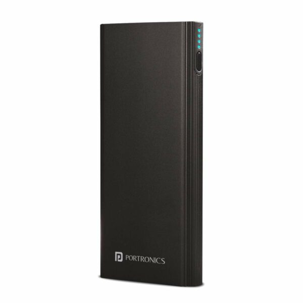 Portronics Power M 10K 10000 mAh Metal Housing Power Bank with Dual Input (Type C + Micro USB)