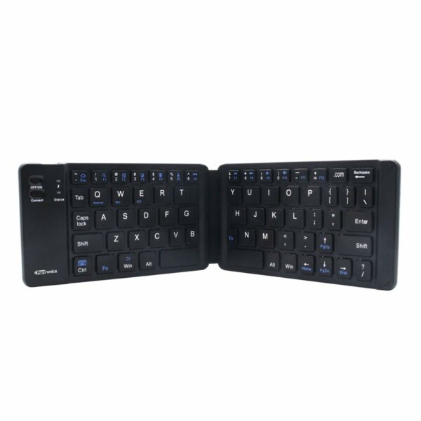 Portronics Chicklet Foldable QWERTY Keyboard, Mini Pocket Sized, Rechargeable, Bluetooth Wireless