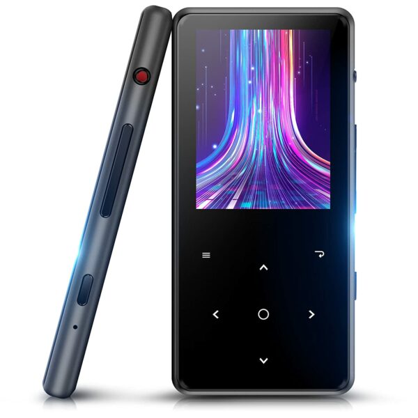 32GB Mp3 Player with Bluetooth 5.0 for Running - EVIDA Portable Music Player Touchscreen HiFi Sound (Armband Included)