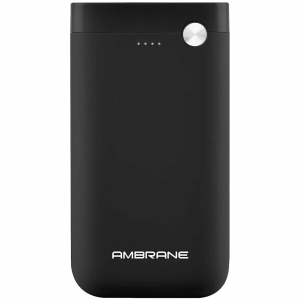 Ambrane 15000 mAh Lithium Polymer Power Bank PP-150 Fast Charging, Black