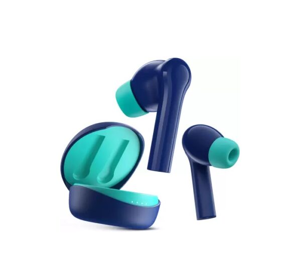Mivi DuoPods D4 TWS, Rich Bass,50H Playtime (Arctic Blue, True Wireless) Refurbished