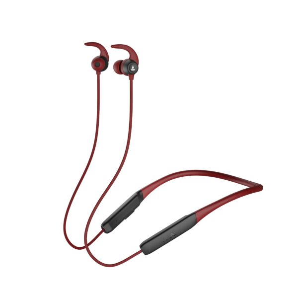 boAt Rockerz 255 Neo Bluetooth Wireless in Ear Earphones with Mic (Maroon Madness)