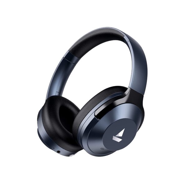 boAt Nirvana 751 ANC Hybrid Active Noise Cancelling Bluetooth Wireless Over Ear Headphones (Bold Blue)