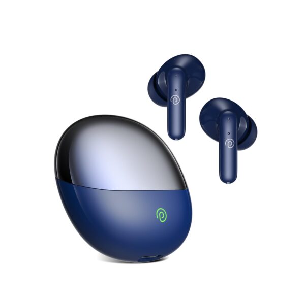 PTron Newly Launched Zenbuds Evo TWS Earbuds (Blue) - Refurbished