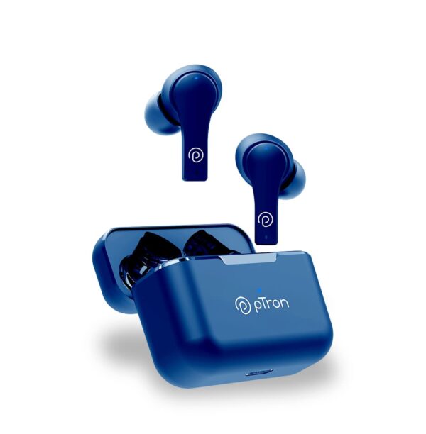 PTron Bassbuds Tango ENC Bluetooth Truly Wireless in Ear Earbuds with mic (Blue) Refurbished