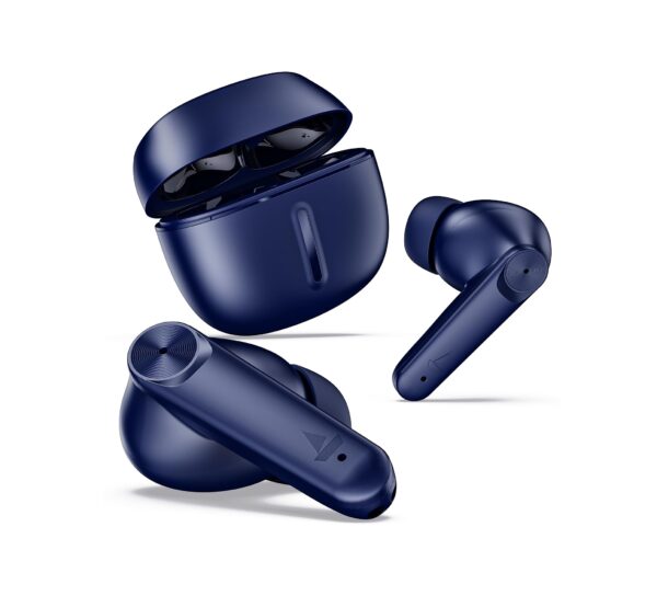 boAt Newly Launched Airdopes Max TWS Earbuds with 100 HRS Playtime (Bold Blue)