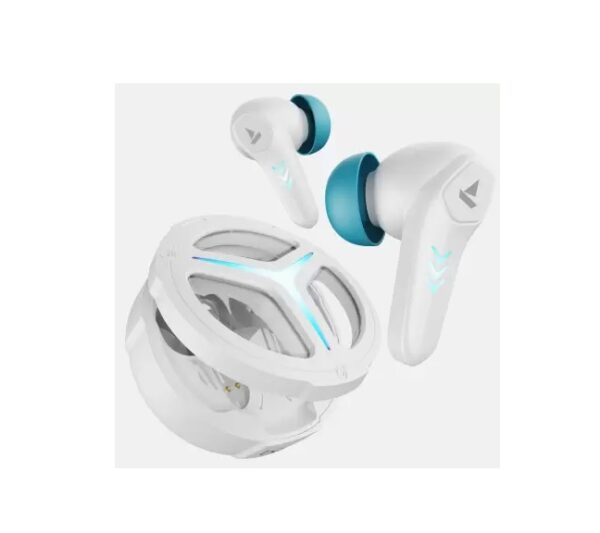 boAt Immortal 171 with Beast Mode(Low Latency), 40 HRS Playback (White Sabre, True Wireless)