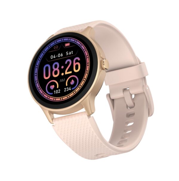 Noise Arc Round Dial Smartwatch with 1.38" Heavy-Duty Display (Rose Pink)