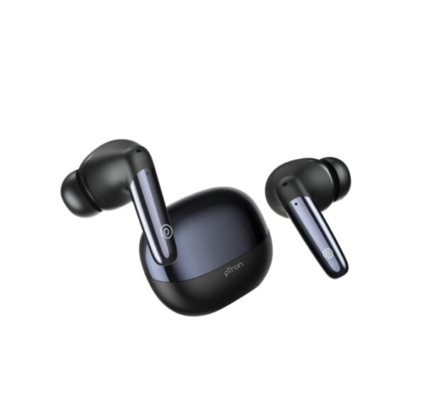 PTron Newly Launched Zenbuds Ultima ANC Earbuds (Black) - Refurbished