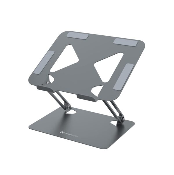 Portronics My Buddy K7 Portable Laptop Stand (Grey)
