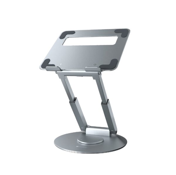 Portronics My Buddy K8 Portable Laptop Stand (Silver)