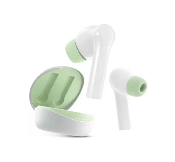 Mivi DuoPods D4 TWS, Rich Bass,50H Playtime  (Lime White, True Wireless) Refurbished
