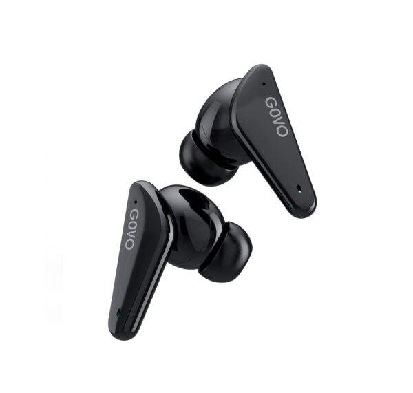 GOVO GOBUDS 600 True Wireless in Ear Earbuds with Mic (Platinum Black)