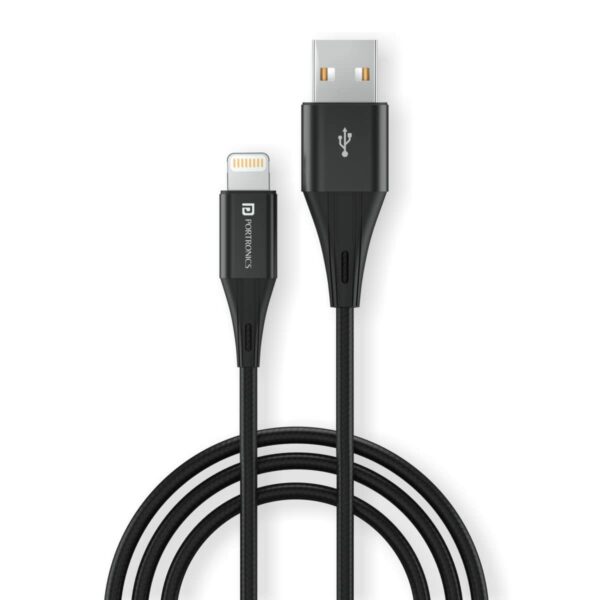 Portronics Konnect B+ 8 Pin Usb Cable 3.0 Amp