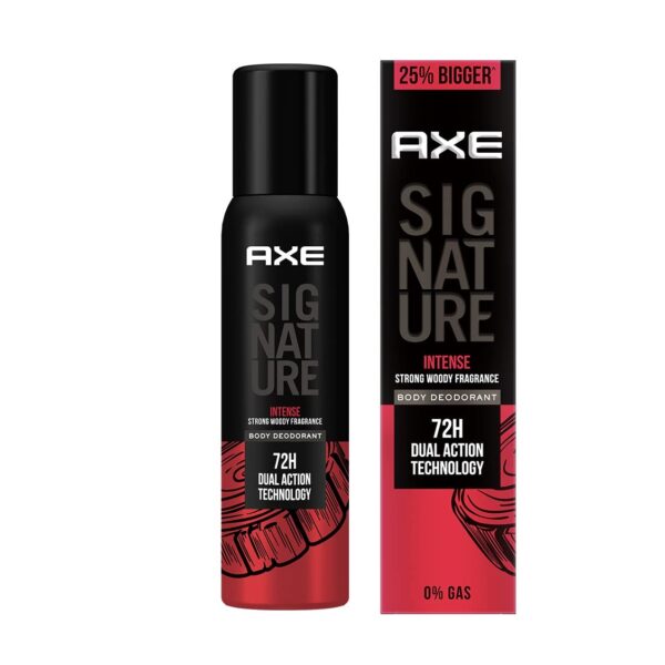 Axe Signature Intense Long Lasting No Gas Deodorant Bodyspray For Men 154 ml