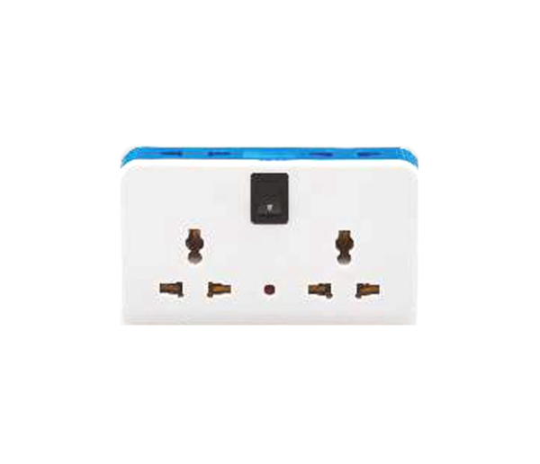 Bajaj 4- Way Multiplug Socket (White) (11004)