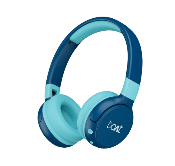 boAt Newly Launched Rockid Rush Wireless Headphones for Kids (Aqua)