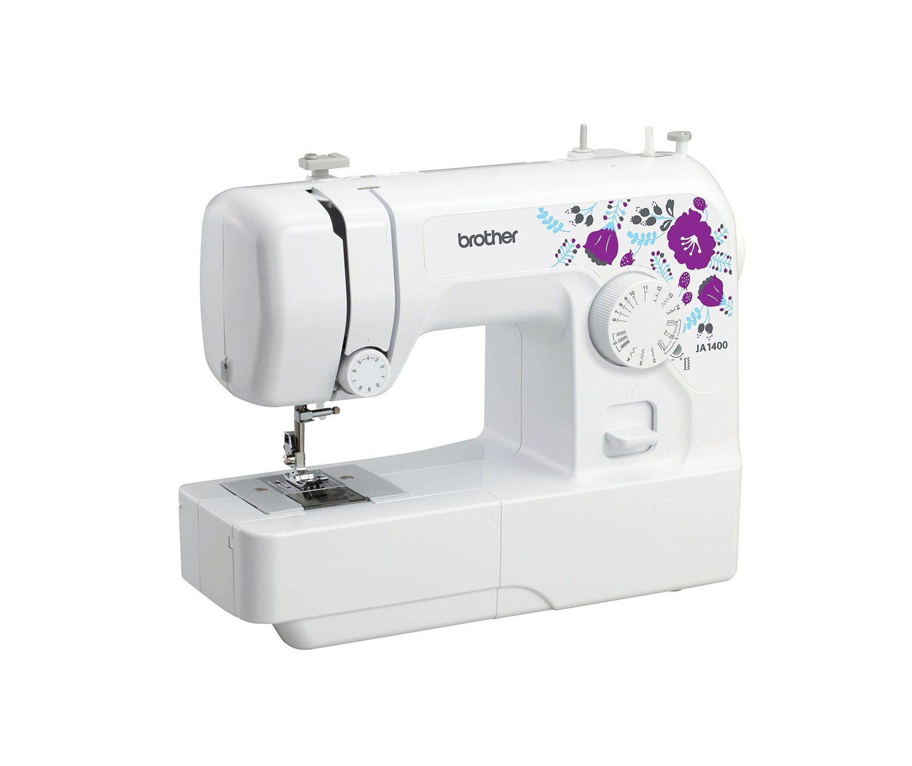 Brother JA 1400 Electric Sewing Machine, White - AddMeCart