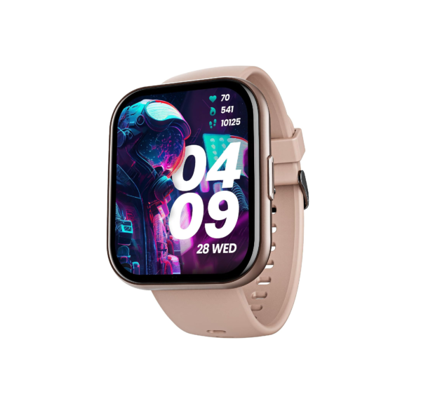boAt Newly Launched Wave Active Smart Watch with 1.96" HD Display (Cherry Blossom)