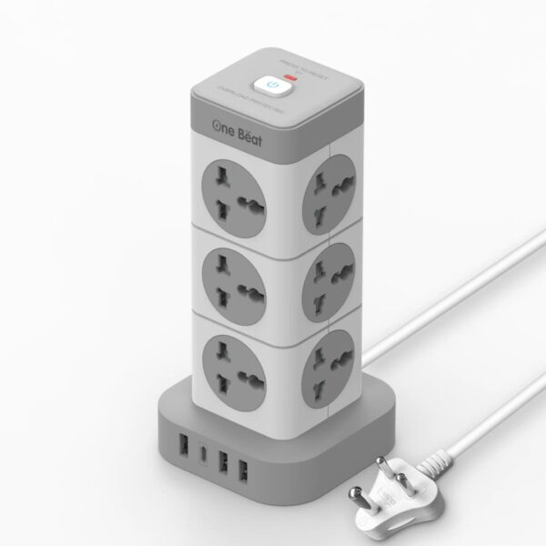 One Beat Tower Extension Boards with USB Port with Universal Sockets
