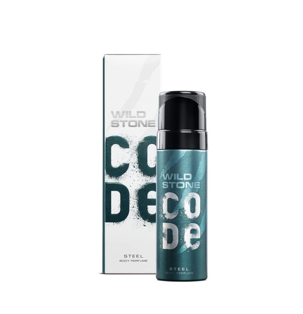 Wild Stone Code Steel No Gas Body Perfume For Men, 120ml