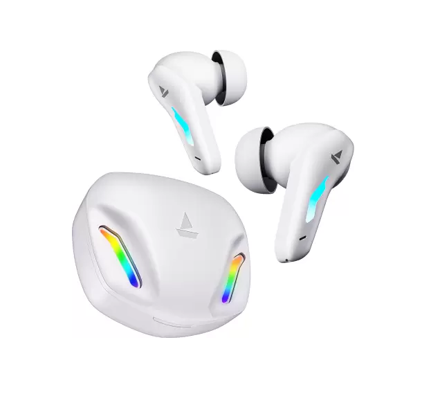 boAt Immortal 100 w Beast Mode 40ms Low Latency 30 HRS Playback RGB LEDs Bluetooth Headset White Sabre True Wireless AddMeCart