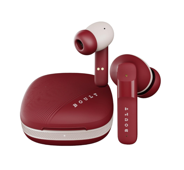 Boult Audio Newly Launched W50 Bluetooth Truly Wireless In Ear Earbuds with 50H Playtime (Ruby Bronze)