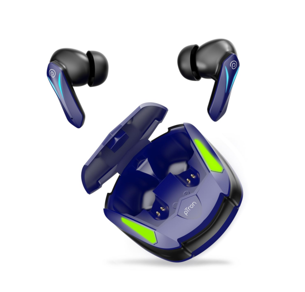pTron Newly Launched Bassbuds B91 TWS Earbuds (Blue) Refurbished