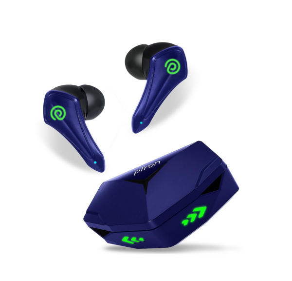 pTron Newly Launched Bassbuds B91 Plus TWS Earbuds (Blue) Refurbished