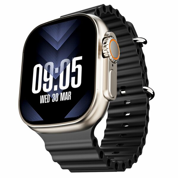 boAt Wave Elevate Smart Watch with 1.96" Display, BT Calling, Functional Crown, AI Voice Assistant