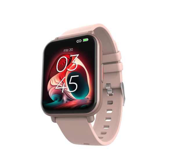 beatXP Unbound Neo 1.8" Super AMOLED Display, Bluetooth Calling Smart Watch (Rose Gold)