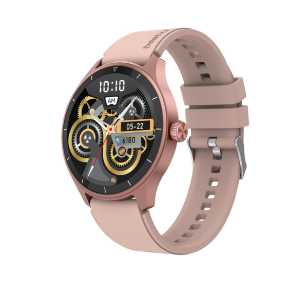 beatXP Flux 1.45" (3.6 cm) Ultra HD Display Bluetooth Calling Smart Watch (Champagne Gold)