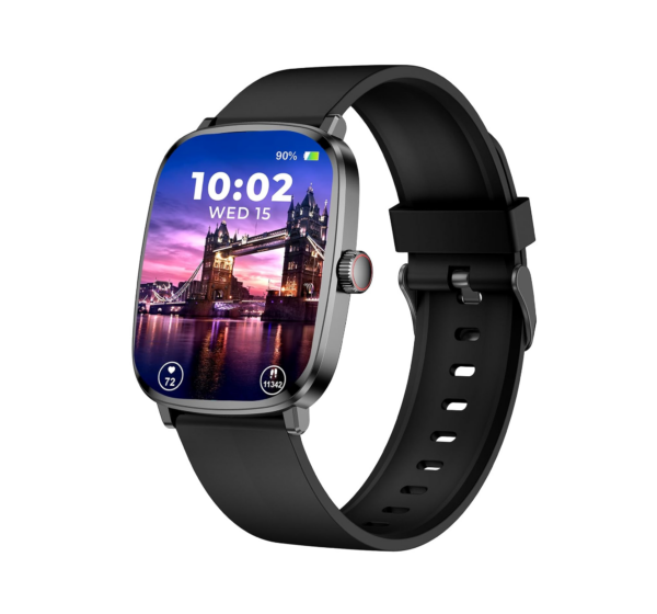 beatXP Unbound Era 2.01" Super AMOLED Display Bluetooth Calling Smart Watch (Black)