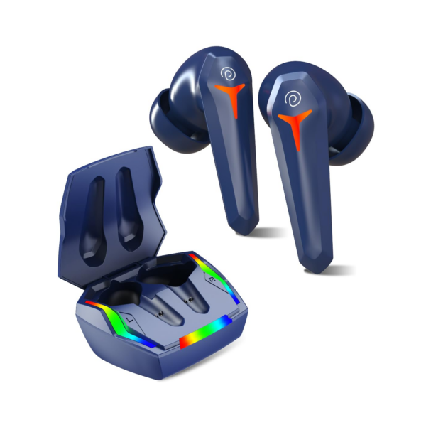 pTron Newly Launched Bassbuds Turbo TWS Earbuds (Blue) Refurbished
